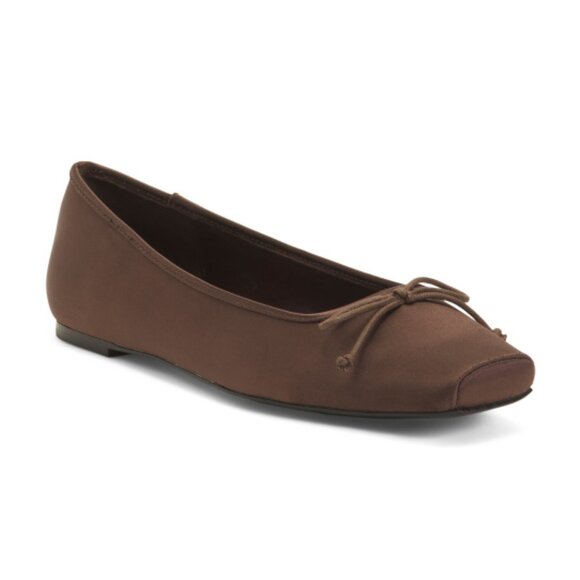 Black Suede Studio Shoes - BLACK SUEDE STUDIO Stan Snip Toe Ballerina Flats